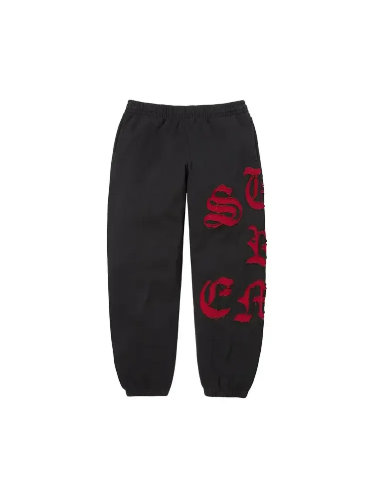 Спортивные штаны Supreme с вырезами — изображение 1 из 2, черный