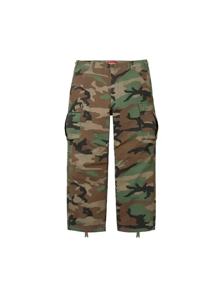 Брюки-карго Supreme 'Woodland Camo' — изображение 1 из 2, коричневый