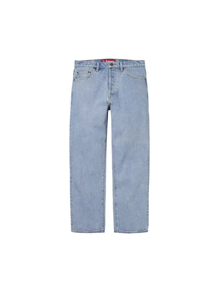 Джинсы Supreme Regular Jean цвета «выстиранный индиго» — изображение 1 из 2, синий