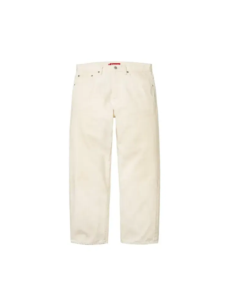 Джинсы Supreme Distressed Loose Fit Selvedge Jean 'Washed White' — изображение 1 из 2, белый