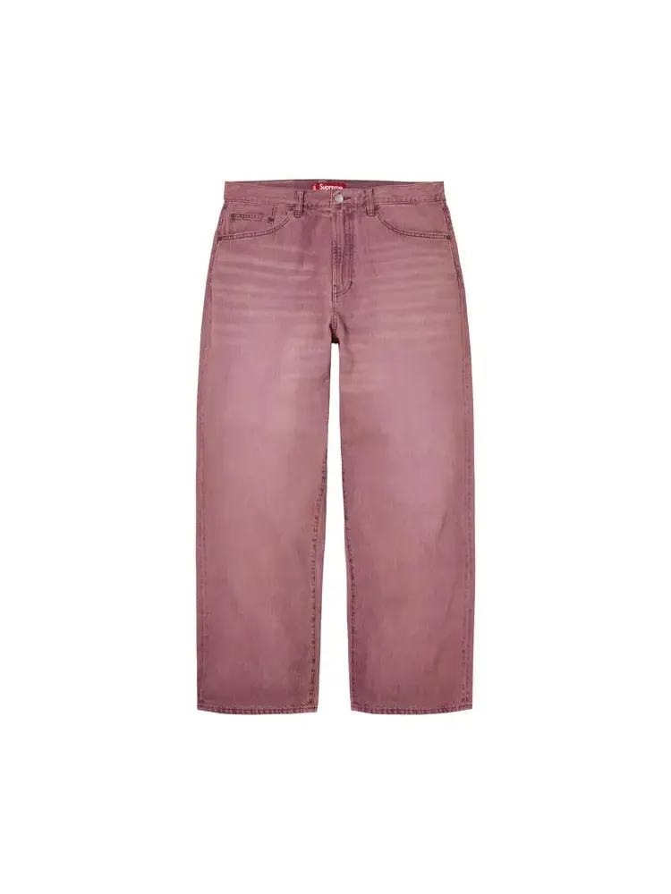 Джинсы Supreme Baggy Jean 'Overdyed Purple' — изображение 1 из 2, фиолетовый