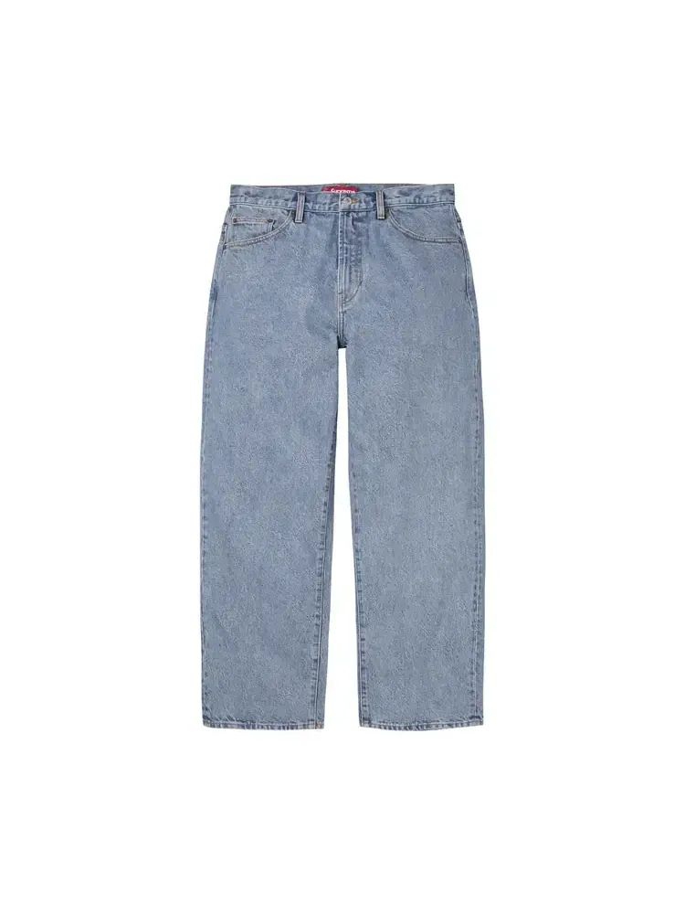 Джинсы Supreme Baggy Jean цвета «выстиранный индиго» — изображение 1 из 2, синий