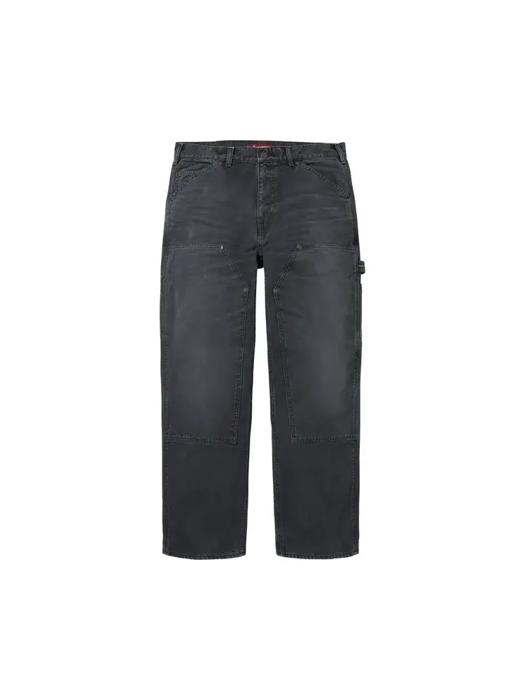 Брюки Supreme Worn Double Knee Painter Pant — изображение 1 из 2, черный