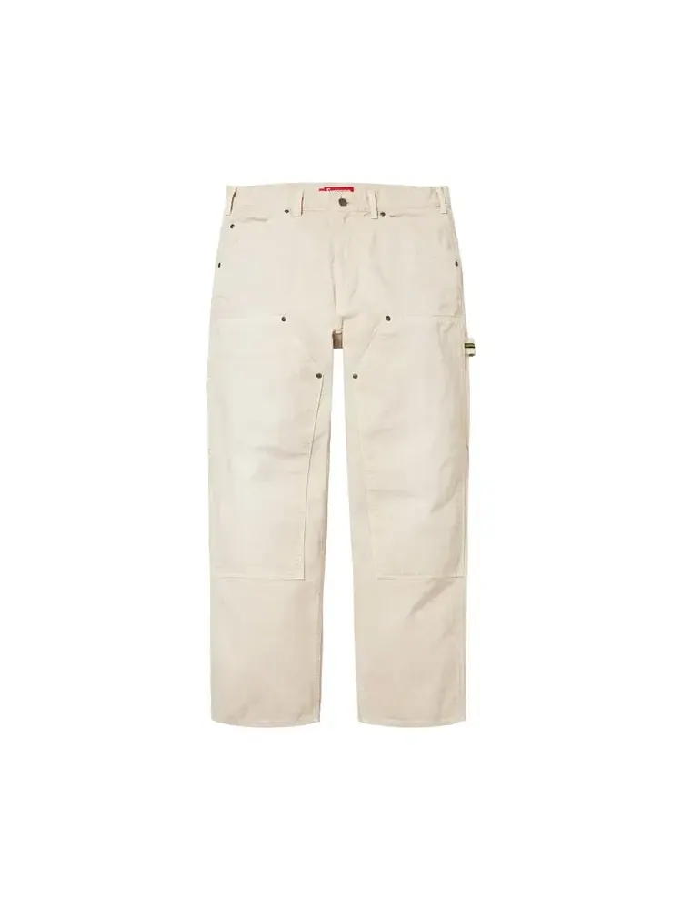 Брюки Supreme Worn Double Knee Painter Pant — изображение 1 из 2, бежевый