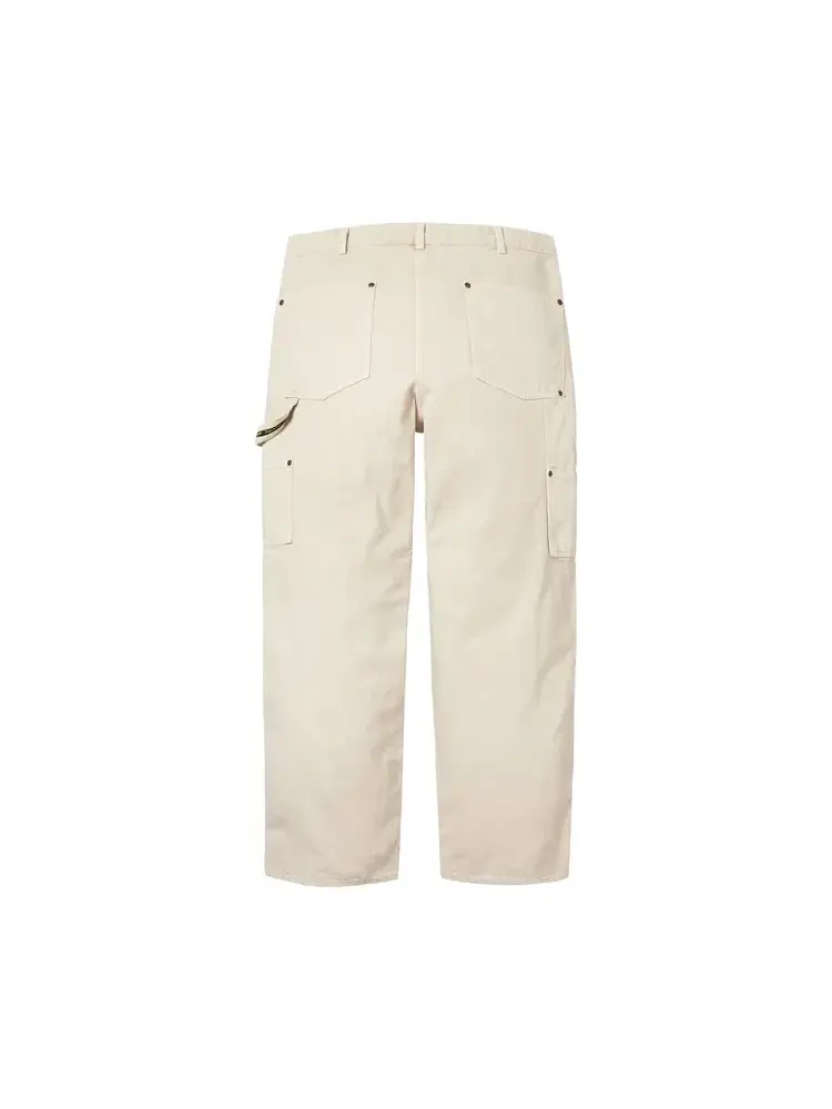 Брюки Supreme Worn Double Knee Painter Pant — изображение 2 из 2, бежевый
