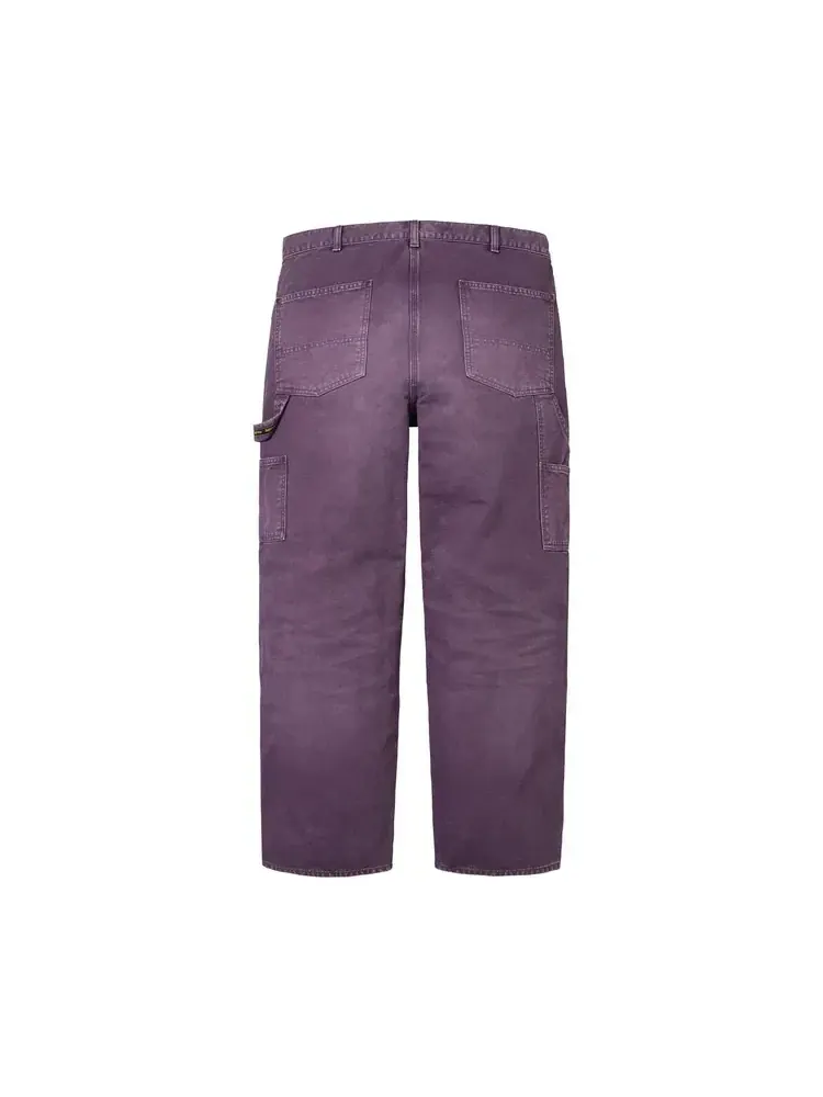 Брюки Supreme Worn Double Knee Painter Pant — изображение 2 из 2, фиолетовый