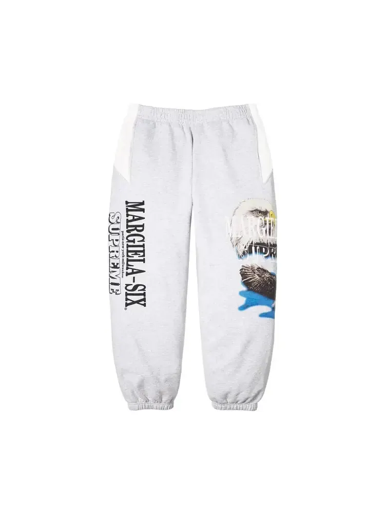 Спортивные штаны Supreme x MM6 Maison Margiela Eagle 'Ash Grey' — изображение 1 из 2, серый