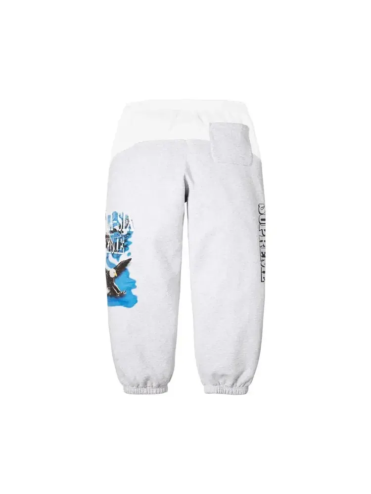 Спортивные штаны Supreme x MM6 Maison Margiela Eagle 'Ash Grey' — изображение 2 из 2, серый