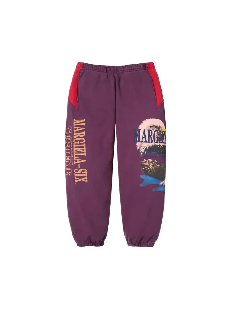 Спортивные штаны Supreme x MM6 Maison Margiela Eagle — изображение 1 из 2, фиолетовый