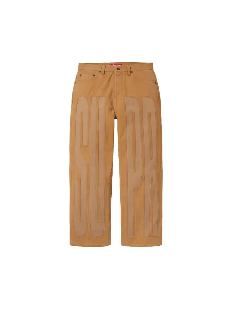 Джинсы багги Supreme Inset Sellout — изображение 1 из 2, коричневый