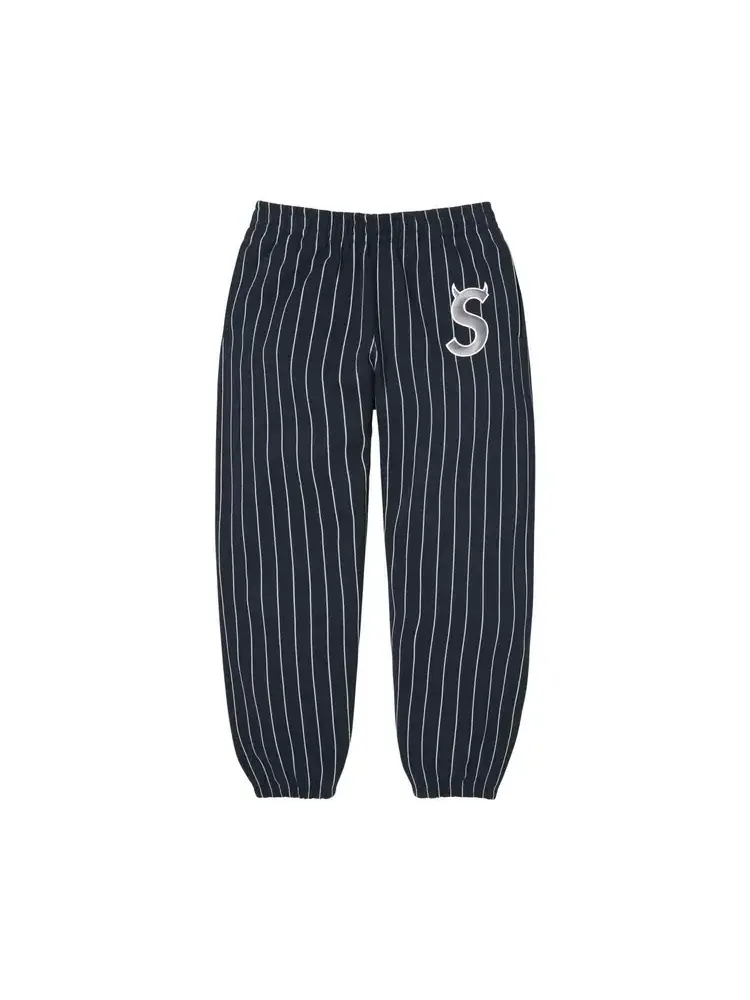 Спортивные штаны Supreme Devil с логотипом S в полоску — изображение 1 из 2, черный