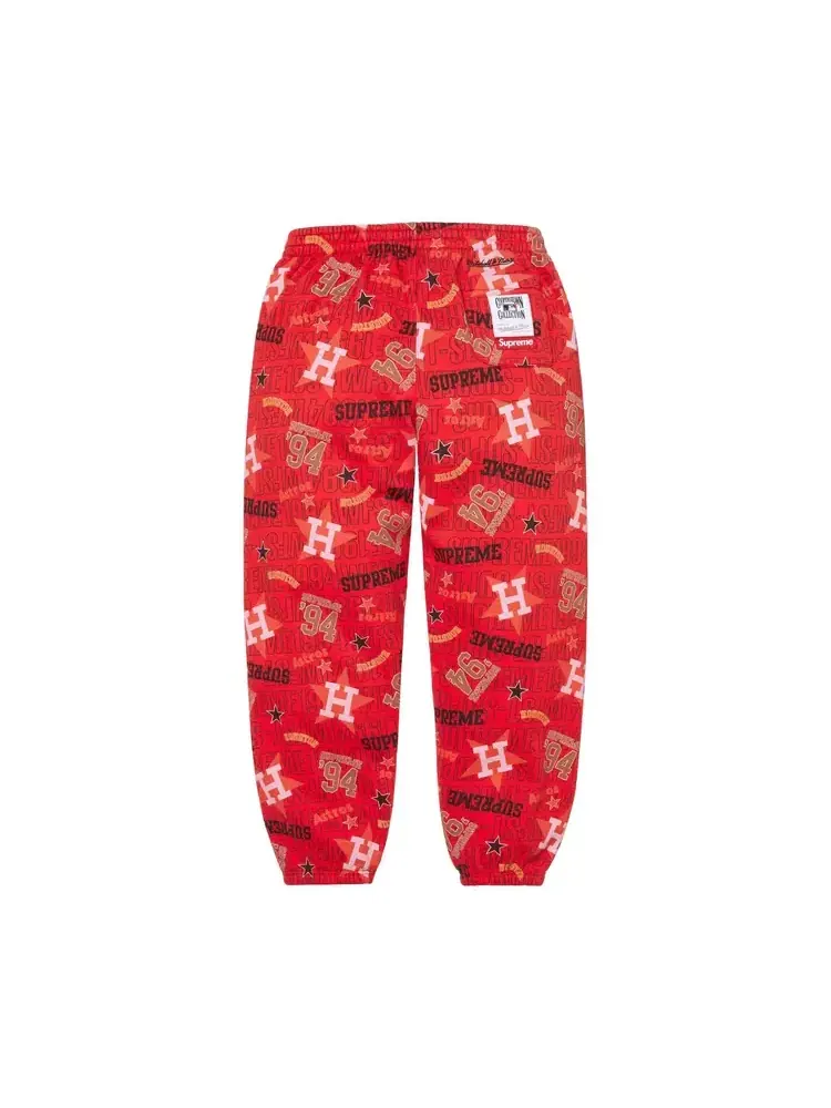 Спортивные штаны Supreme x Mitchell & Ness Teams — изображение 2 из 2, красный