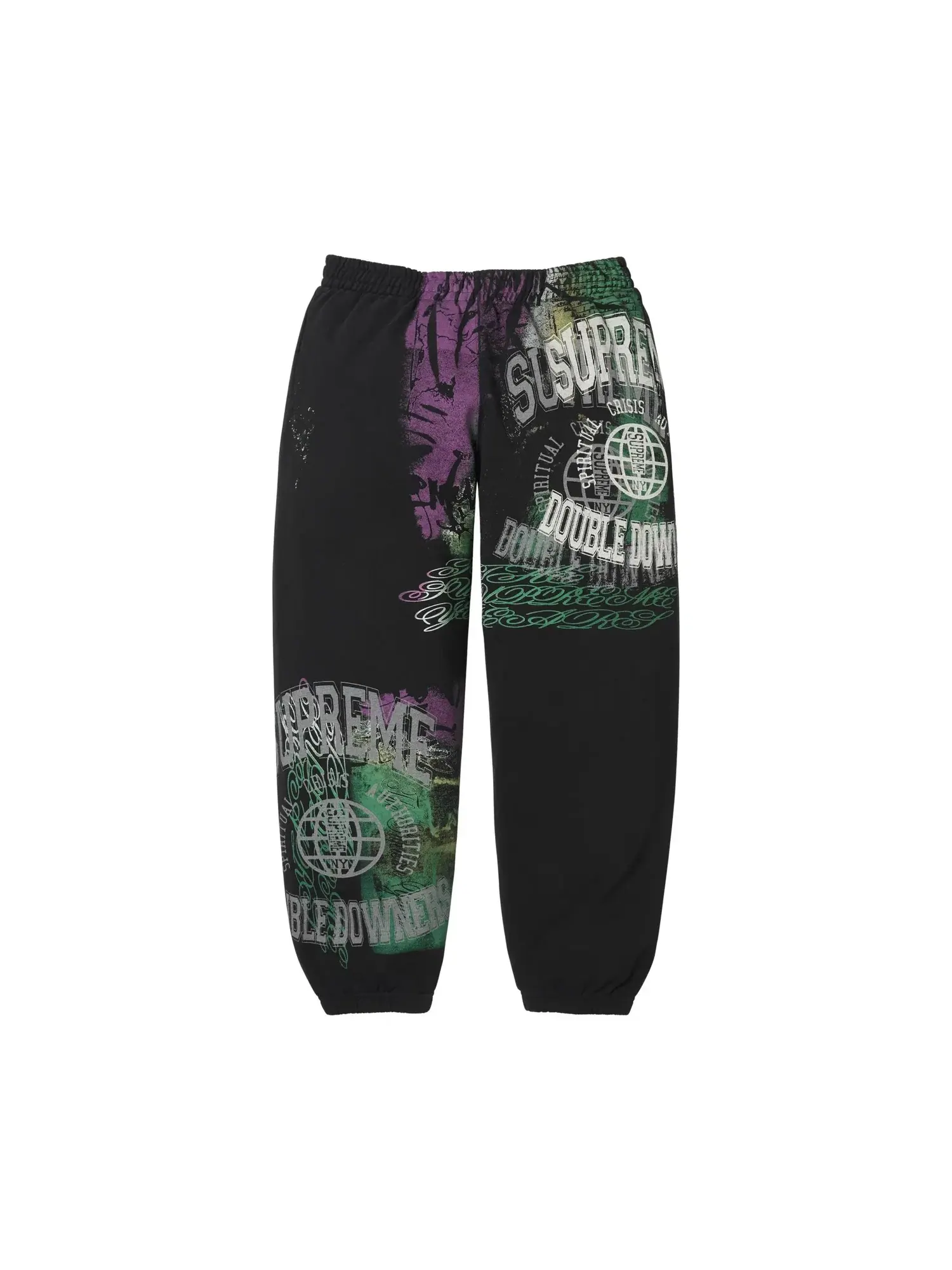Спортивные штаны Supreme Overprint — изображение 1 из 2, черный