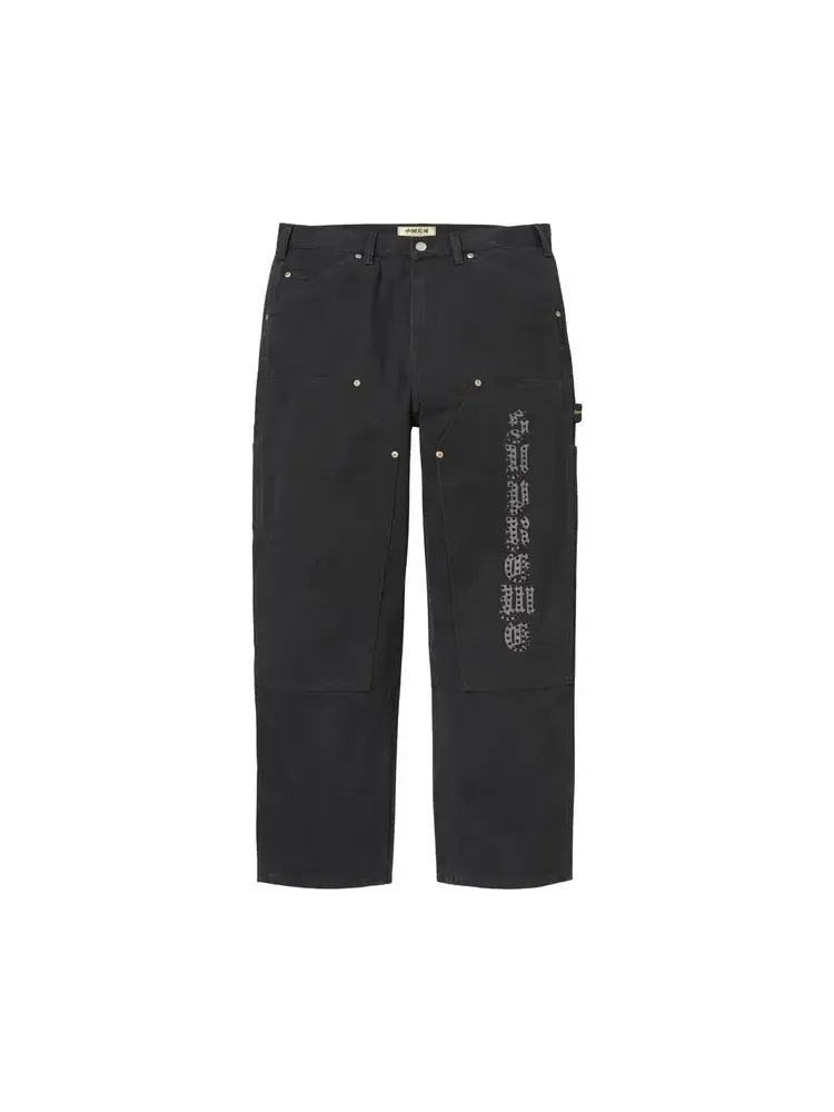 Брюки Supreme x The Great China Wall Double Knee Painter Pant — изображение 1 из 2, черный