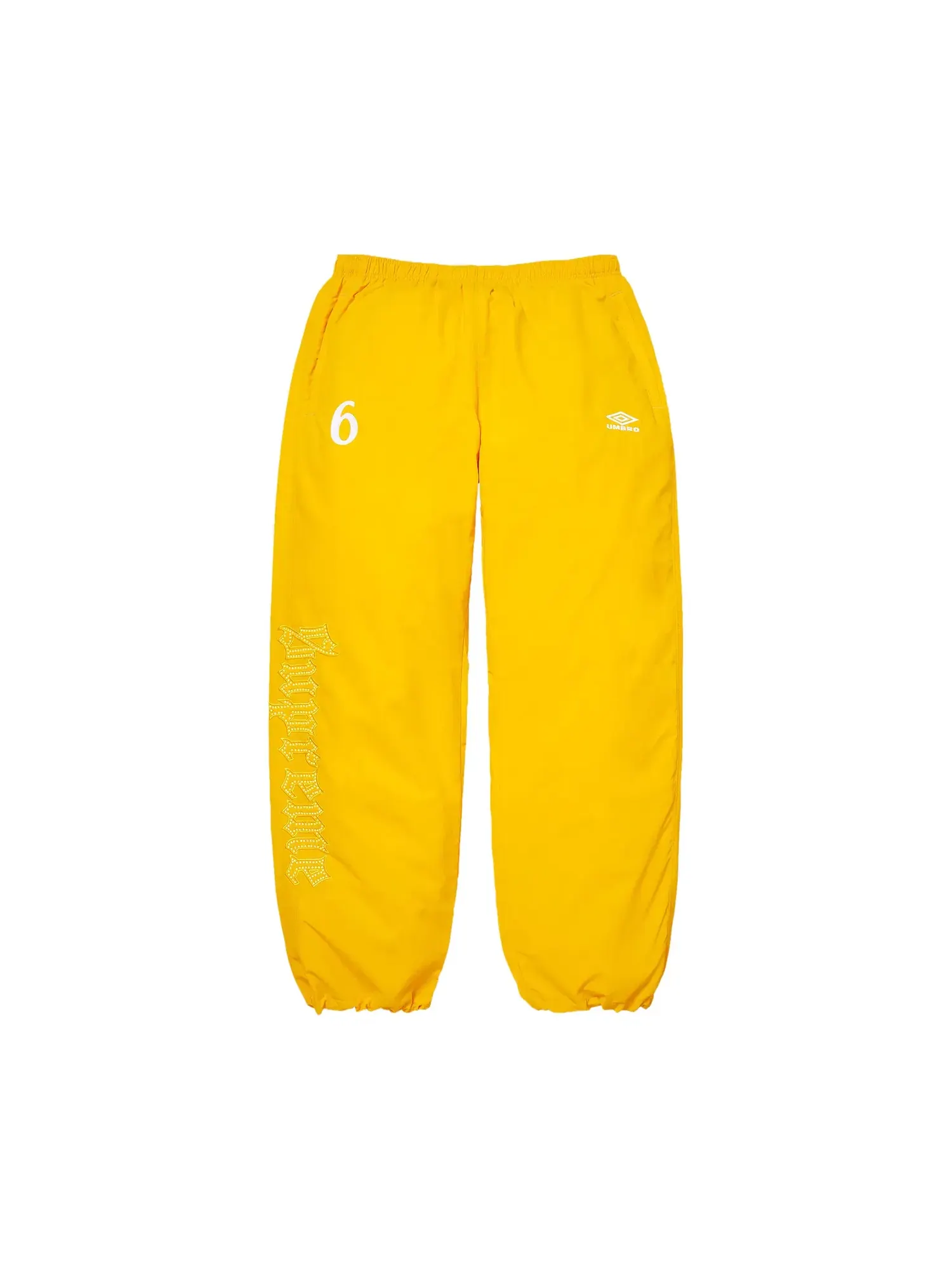 Спортивные брюки Supreme x Umbro со стразами — изображение 1 из 2, желтый
