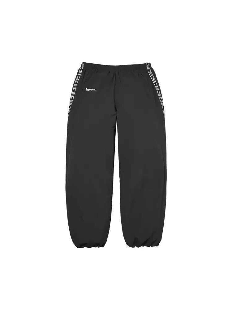 Спортивные брюки Supreme Logo Taping Track Pant — изображение 1 из 2, черный