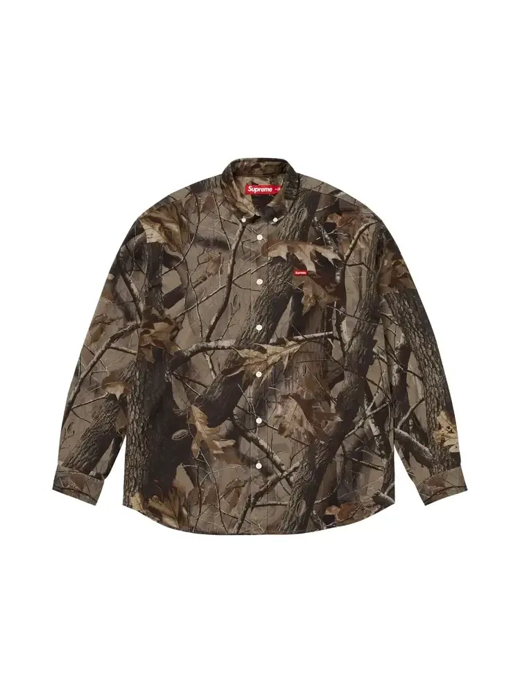 Футболка Supreme Small Box 'Realtree Hardwoods Camo' — изображение 1 из 1, коричневый