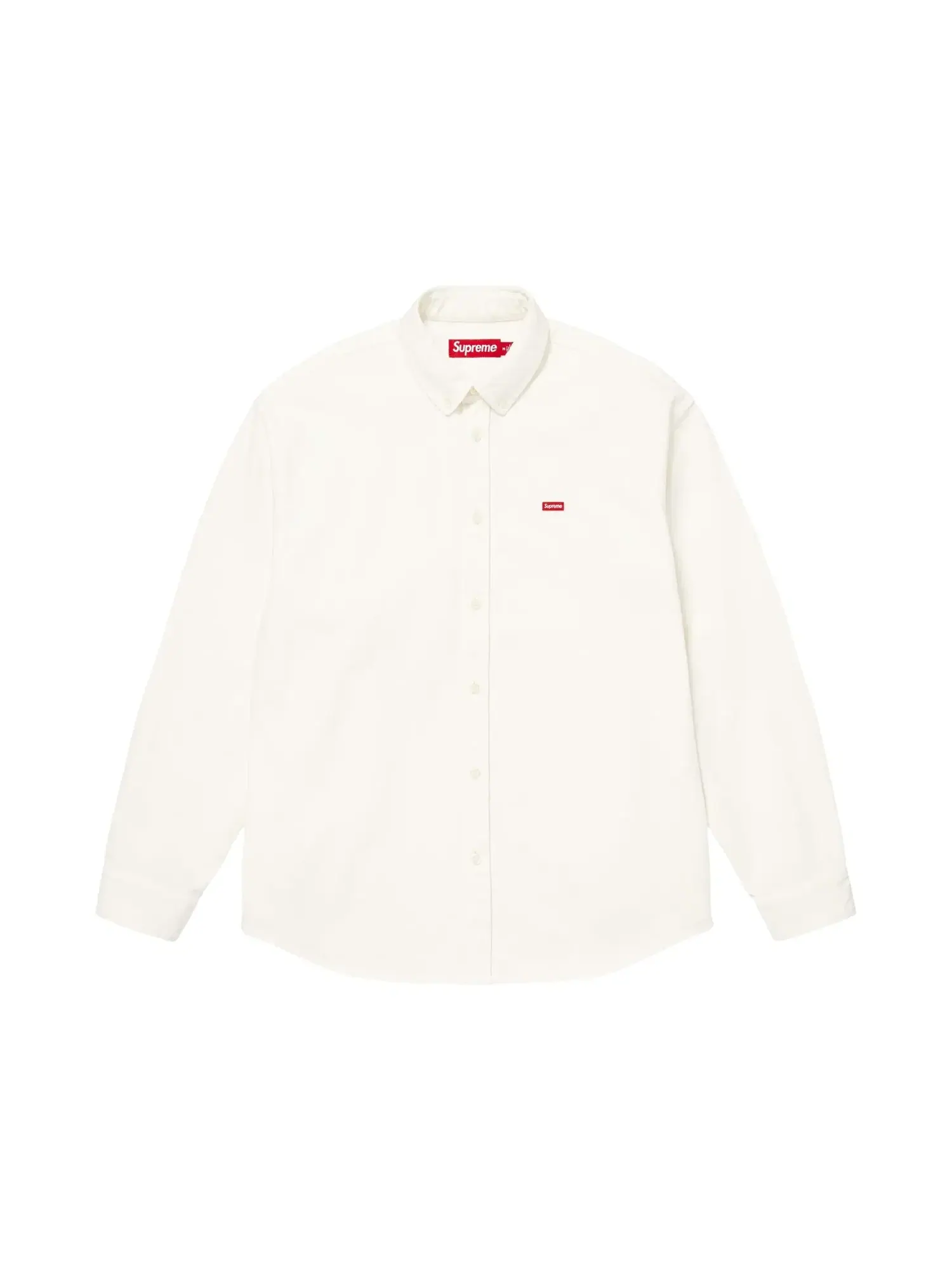 Джинсовая рубашка Supreme Small Box Denim Shirt — изображение 1 из 1, белый