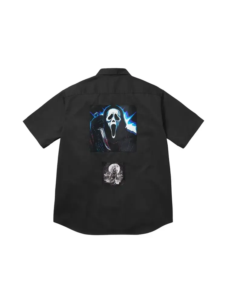 Рабочая рубашка с коротким рукавом Supreme Ghostface — изображение 2 из 2, черный