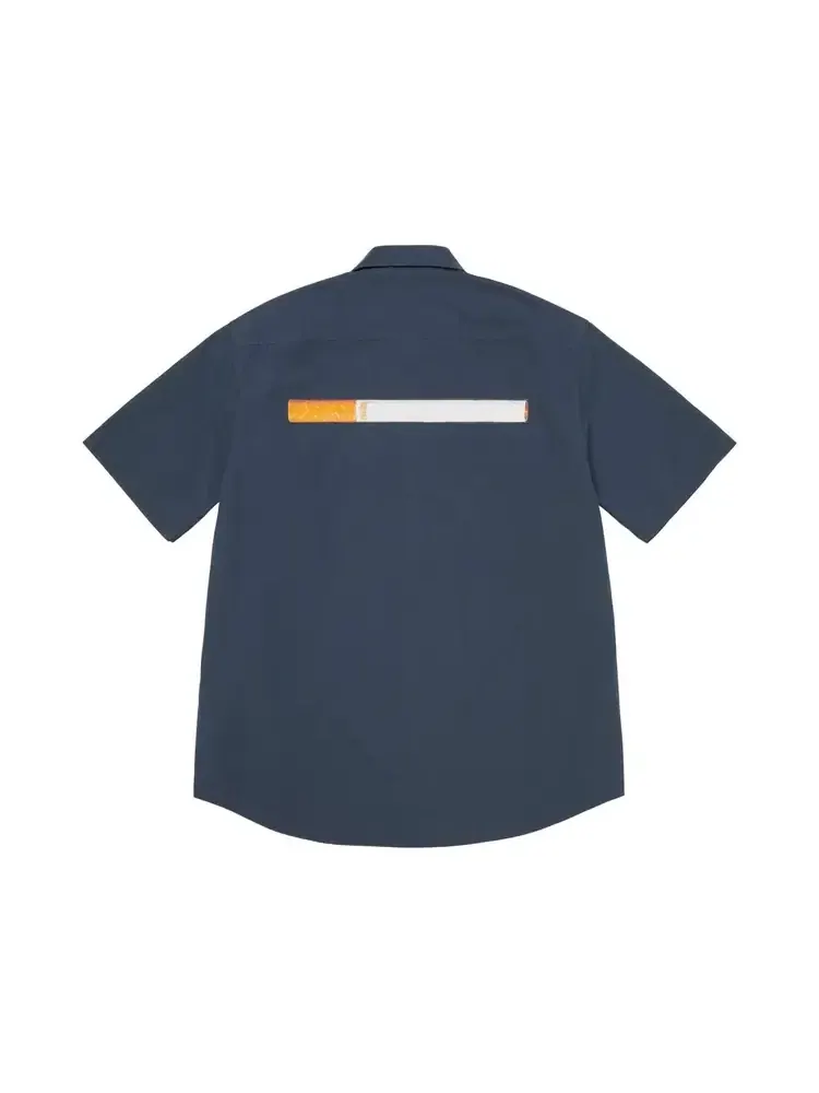 Рубашка с коротким рукавом Supreme Cigarette — изображение 2 из 2, синий