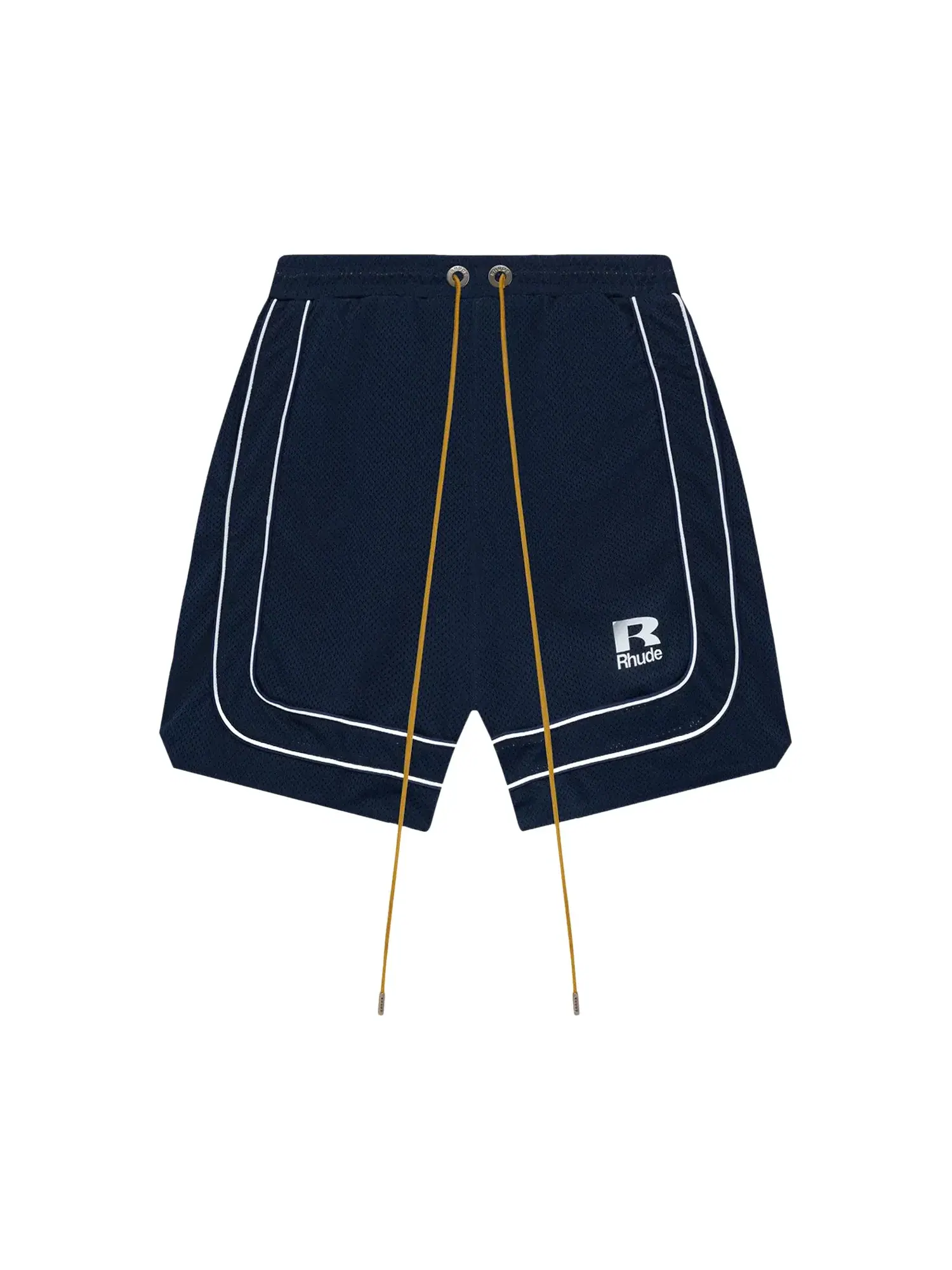 Спортивные шорты Rhude Mesh Piping Baggy Track Shorts — изображение 1 из 1, темно-синий