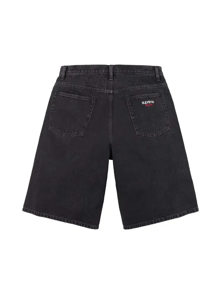 Джинсовые шорты багги Supreme — изображение 1 из 1, черный