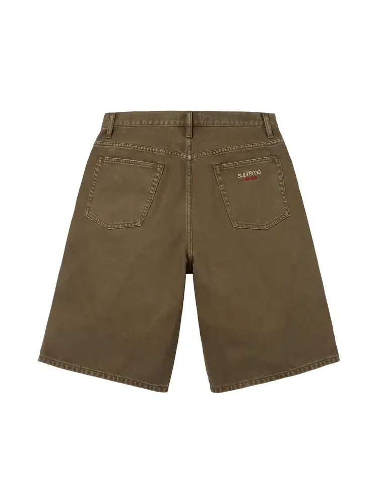 Джинсовые шорты багги Supreme — изображение 2 из 2, зеленый