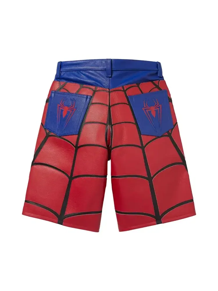 Шорты Supreme x Vanson Leathers Spider-Man Short — изображение 2 из 2, красный