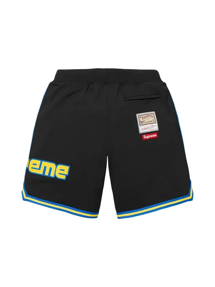 Шорты Supreme x Mitchell & Ness Teams Short — изображение 2 из 2, черный