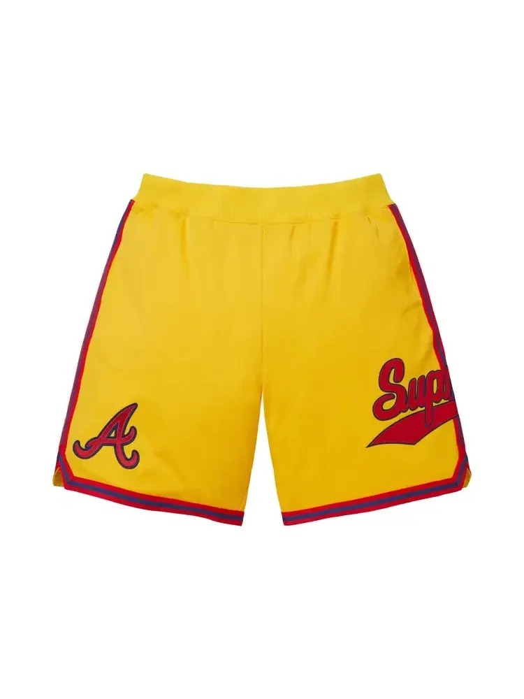 Шорты Supreme x Mitchell & Ness Teams Short — изображение 1 из 2, желтый