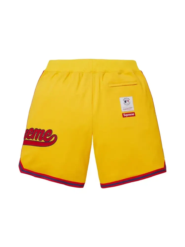 Шорты Supreme x Mitchell & Ness Teams Short — изображение 2 из 2, желтый
