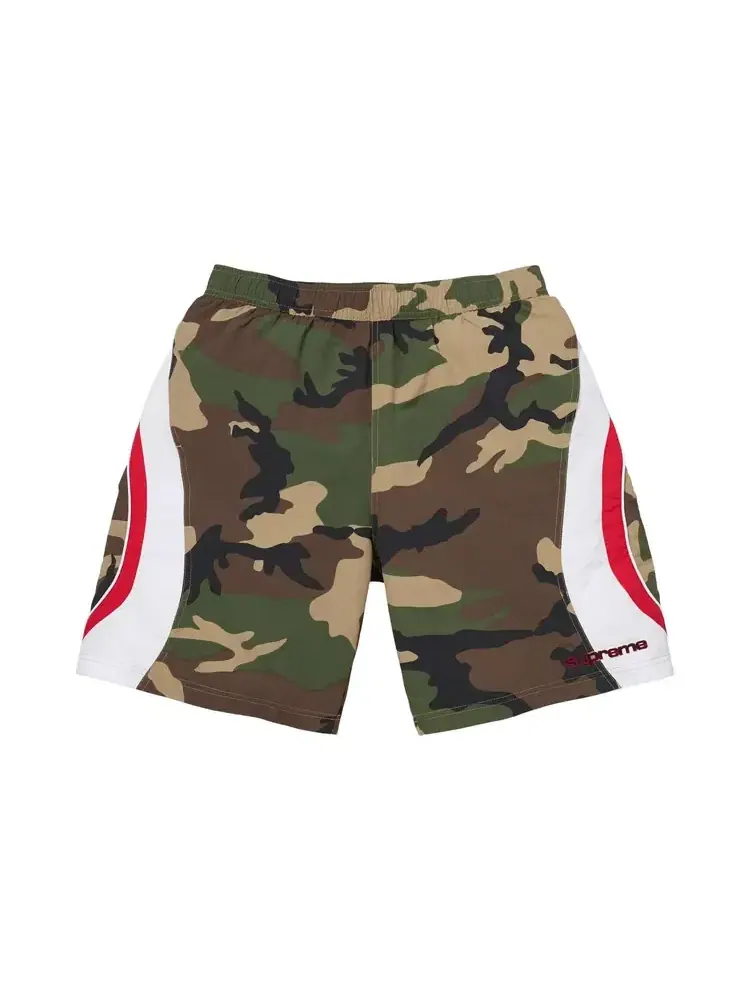 Шорты Supreme Paneled Water Short — изображение 1 из 2, зеленый