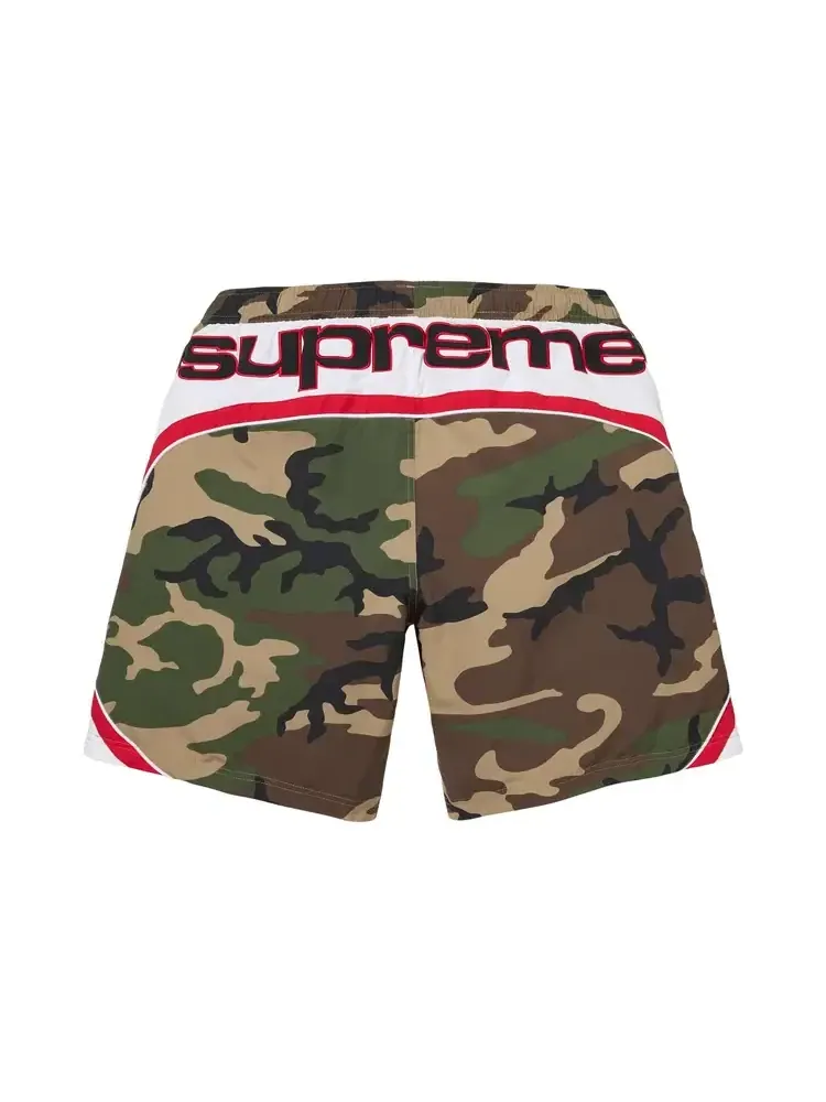 Шорты Supreme Paneled Water Short — изображение 2 из 2, зеленый