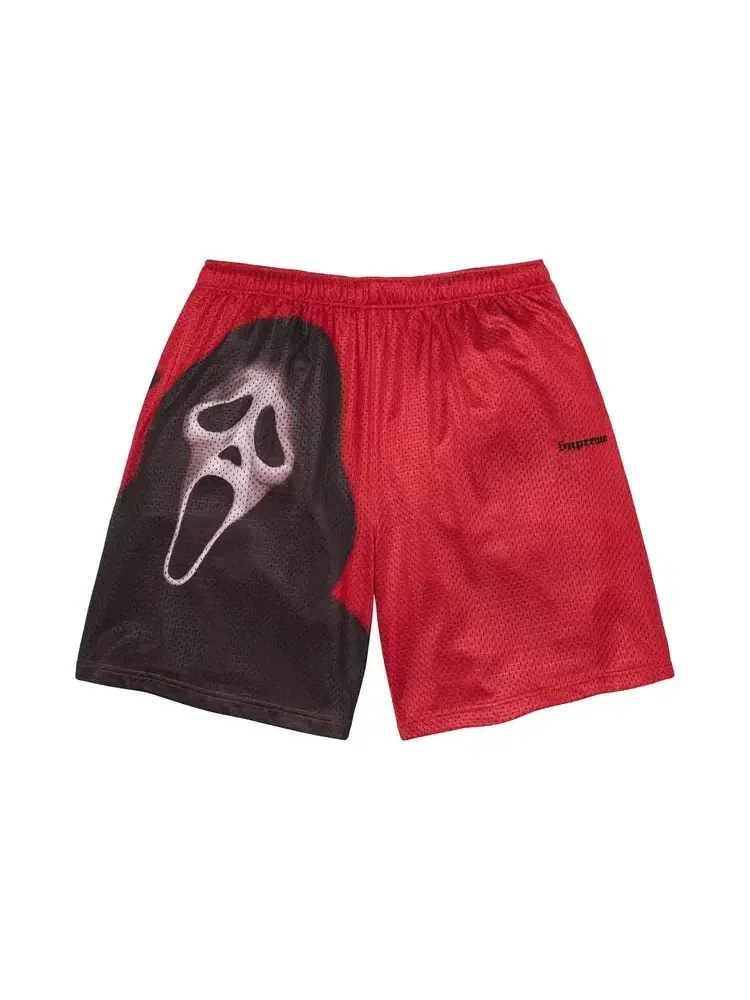 Шорты Supreme Ghostface Mesh Short — изображение 1 из 2, красный