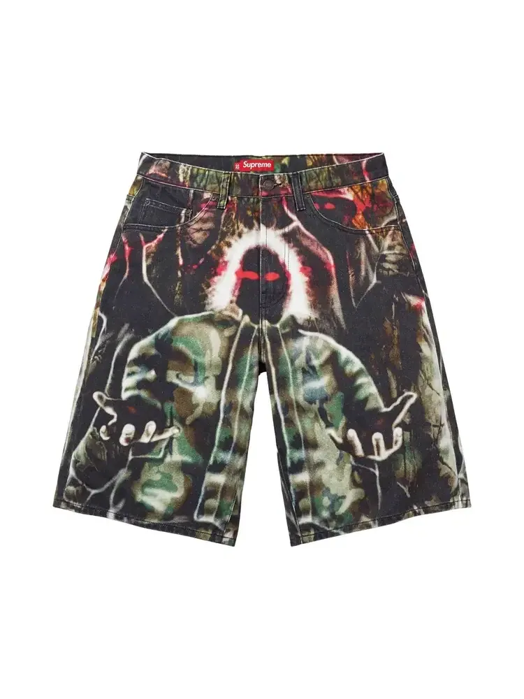 Джинсовые шорты багги Supreme Shadows — изображение 1 из 2, мульти