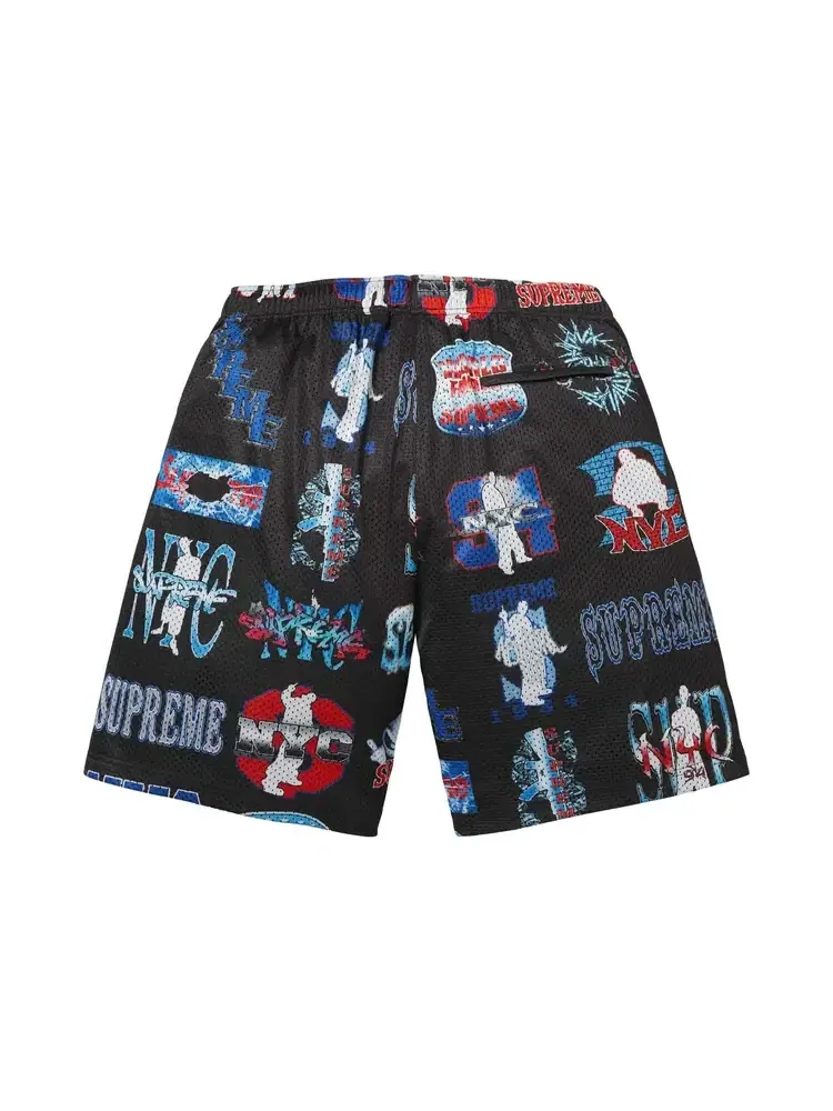 Шорты Supreme Flash Mesh Short — изображение 2 из 2, черный