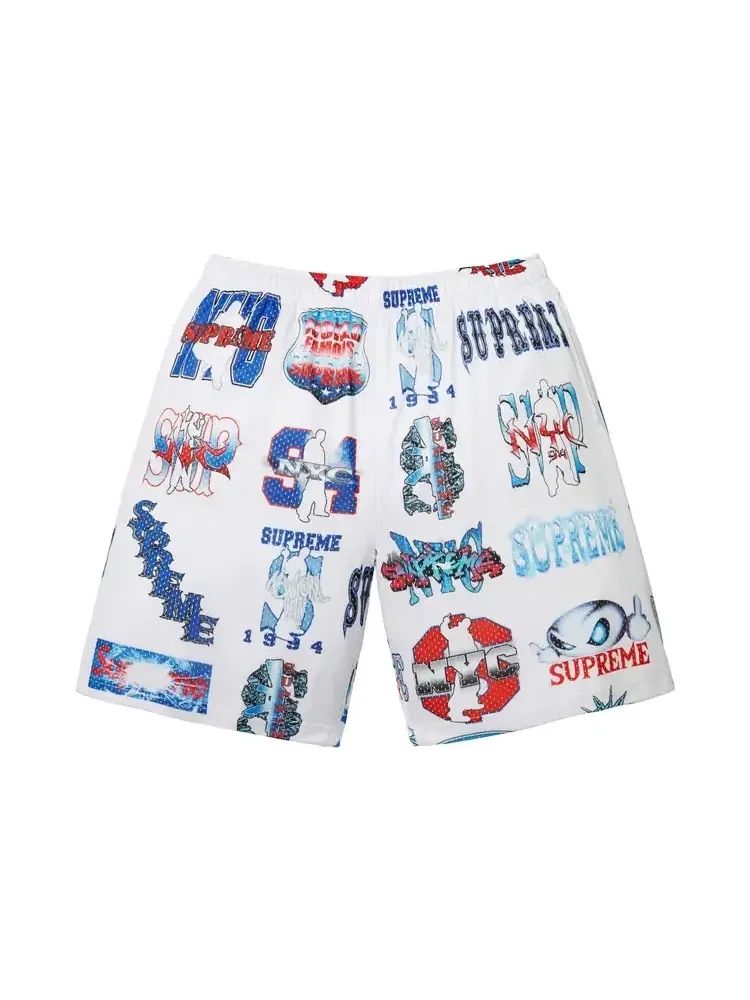 Шорты Supreme Flash Mesh Short — изображение 1 из 2, белый