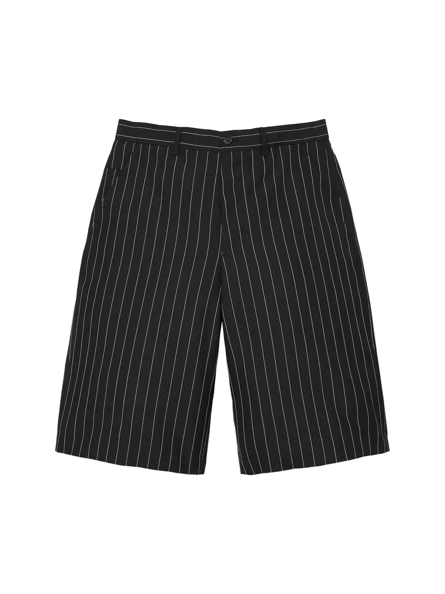 Брюки-шорты Supreme Pinstripe из шерсти — изображение 1 из 2, черный