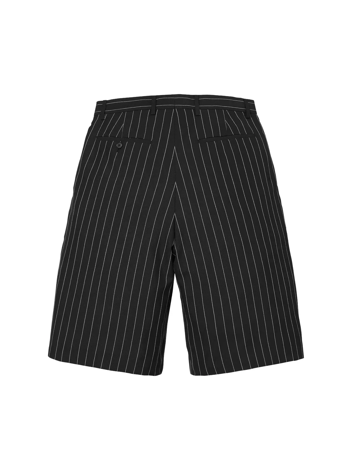 Брюки-шорты Supreme Pinstripe из шерсти — изображение 2 из 2, черный