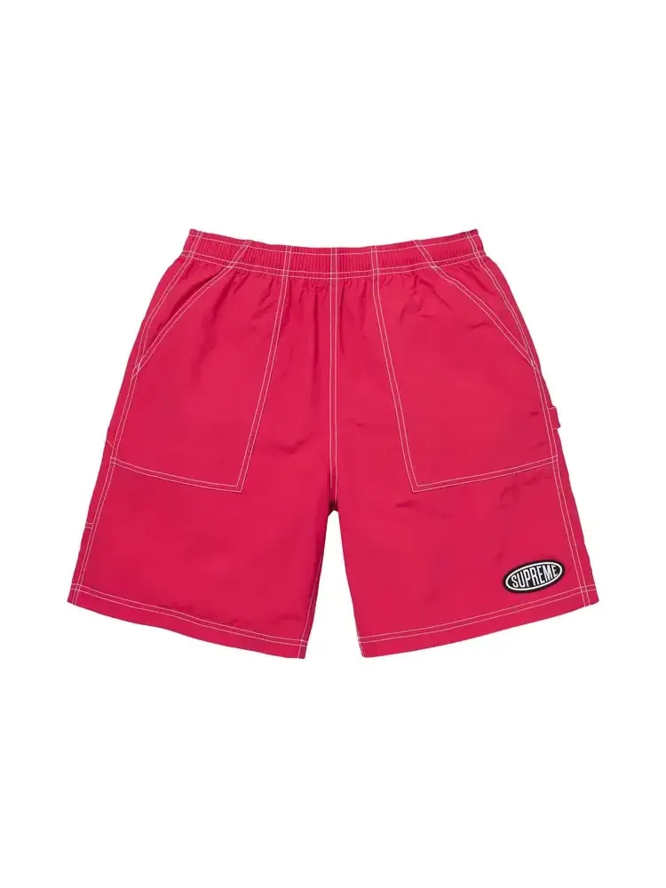 Шорты Supreme Nylon Painter Short — изображение 1 из 2, розовый