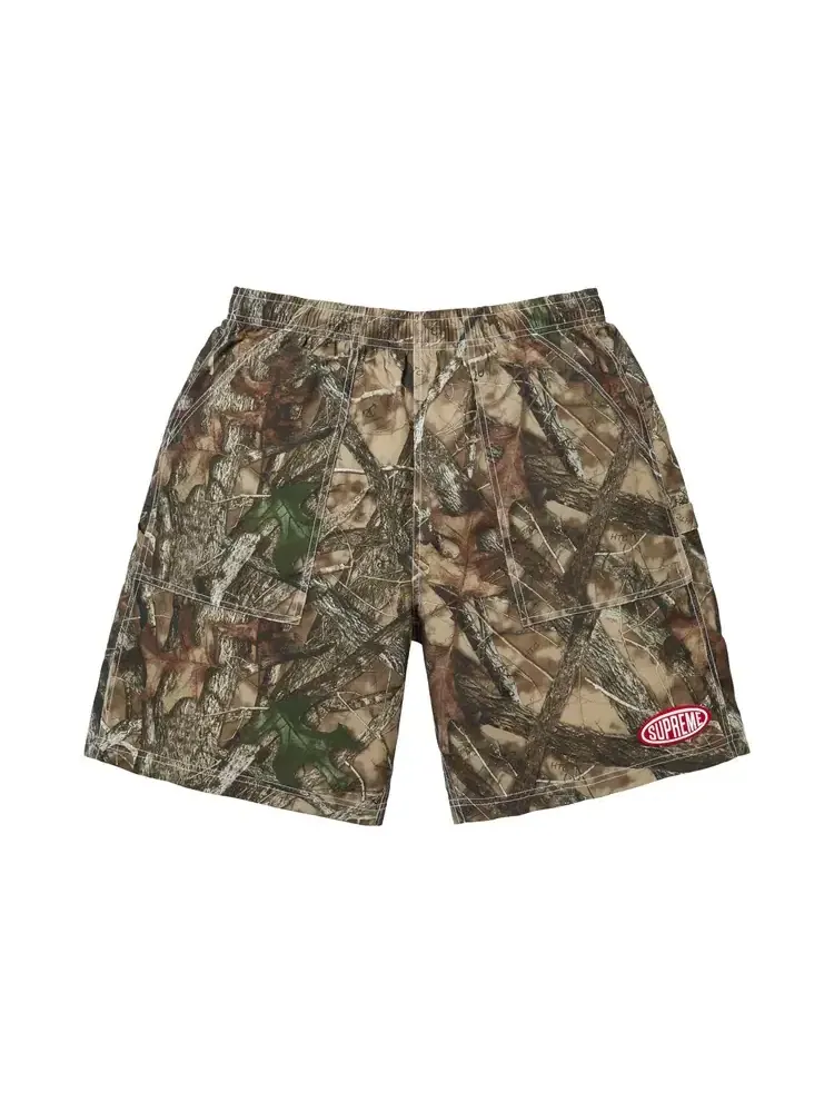 Шорты Supreme Nylon Painter Short — изображение 1 из 2, зеленый