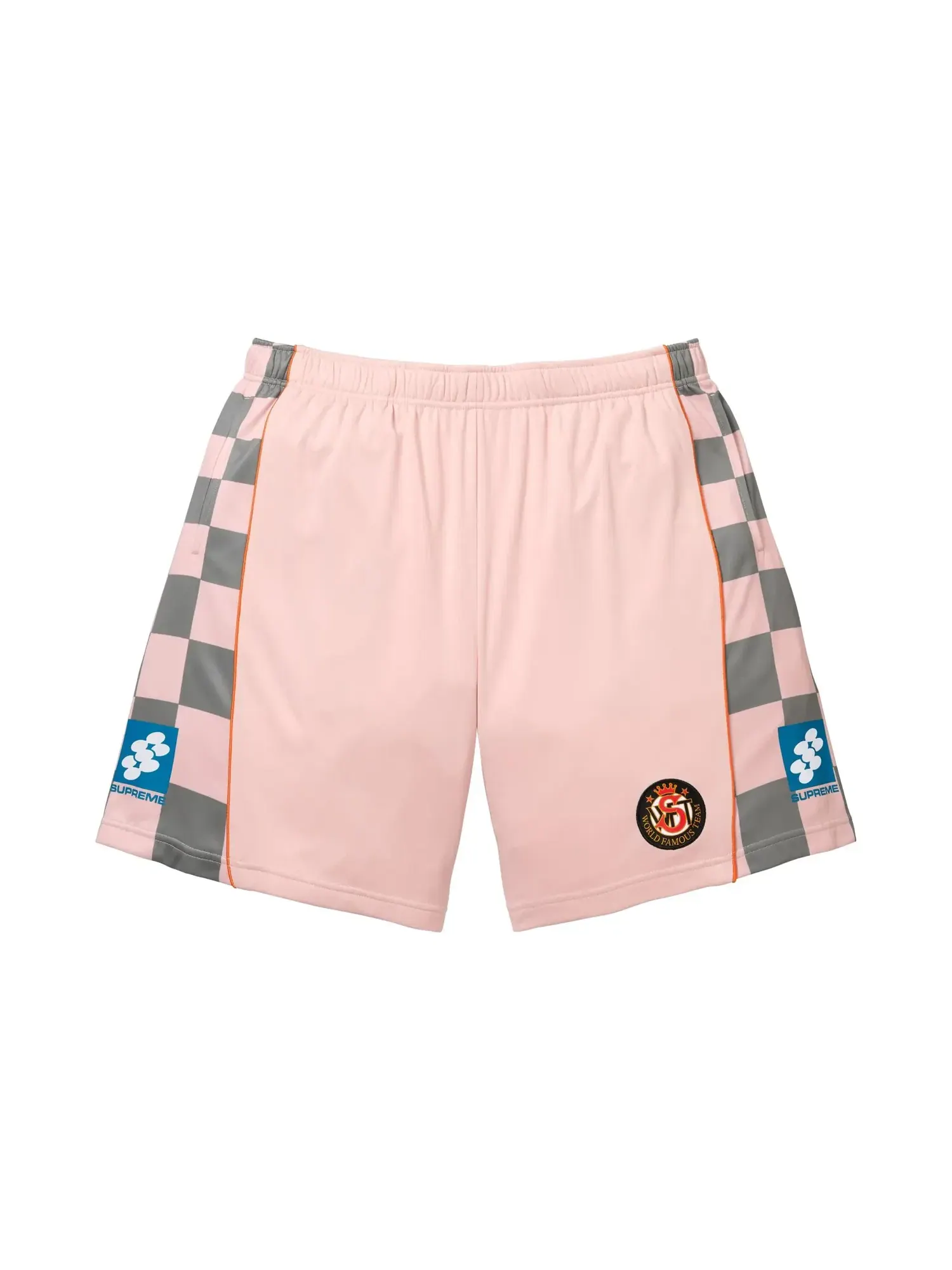 Шорты Supreme Checkerboard Short — изображение 1 из 2, розовый