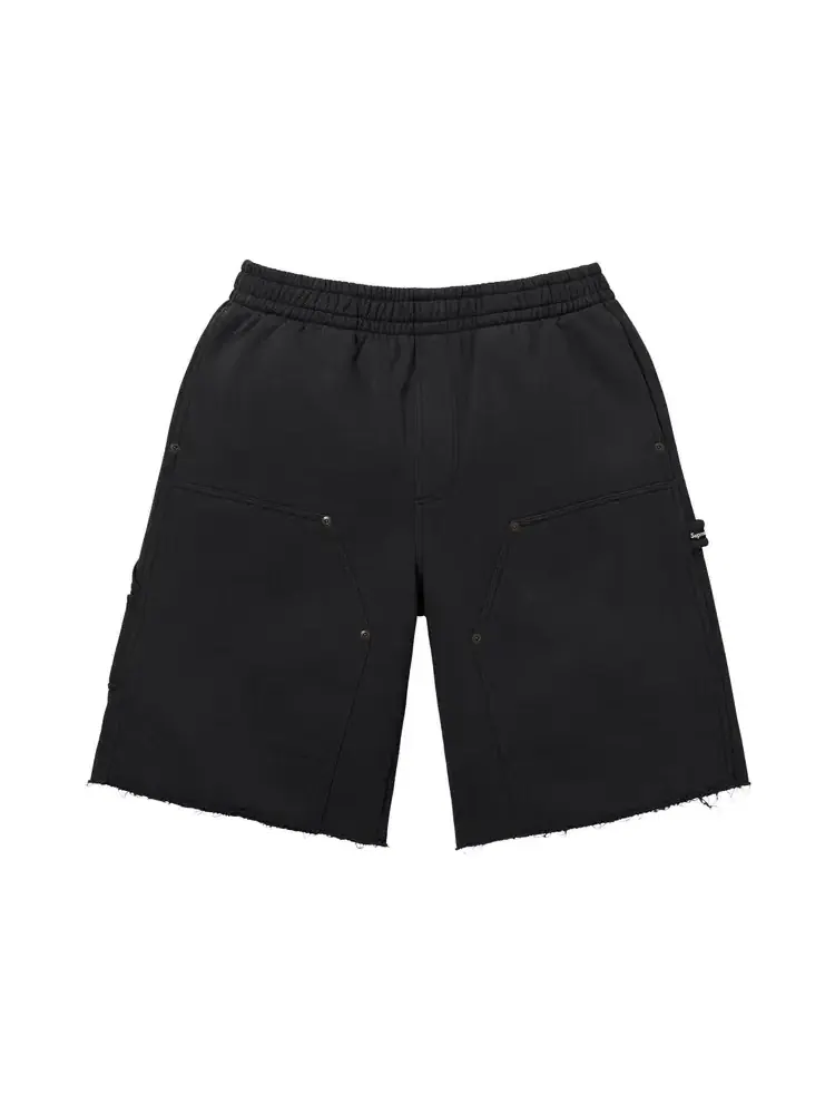 Спортивные шорты Supreme Double Knee Painter Sweatshort — изображение 1 из 2, черный