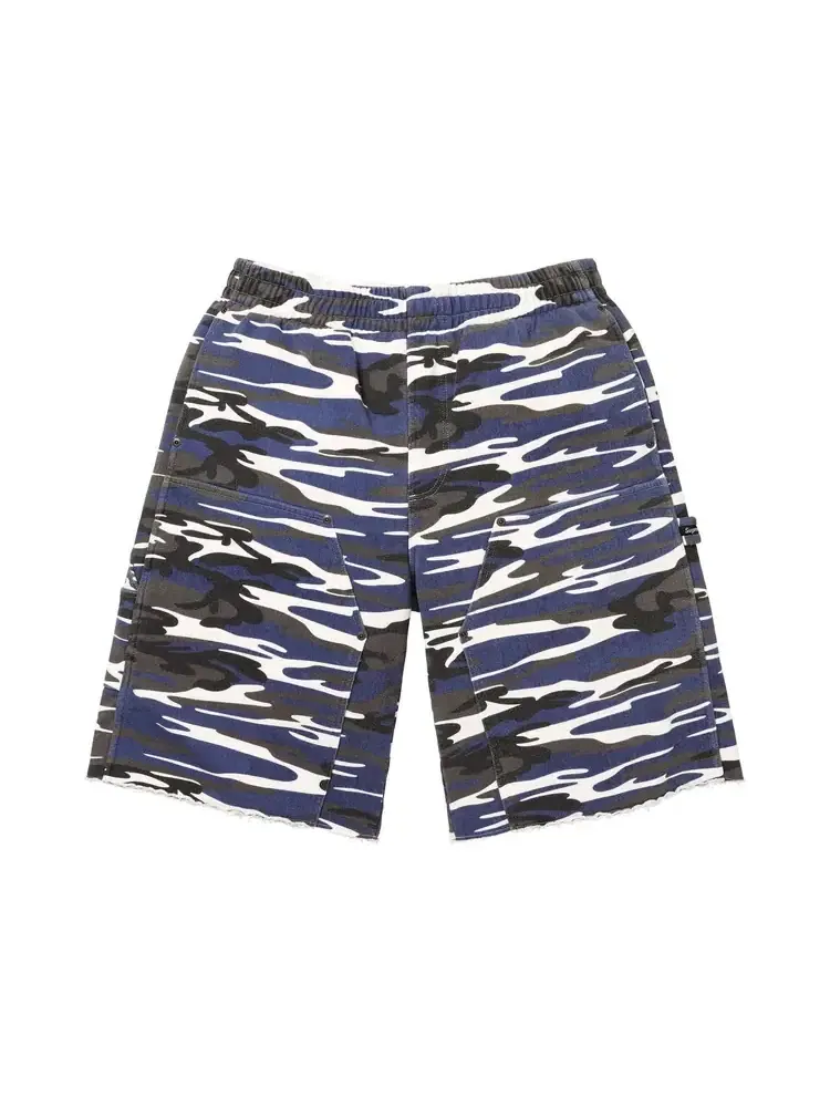 Спортивные шорты Supreme Double Knee Painter Sweatshort — изображение 1 из 2, синий