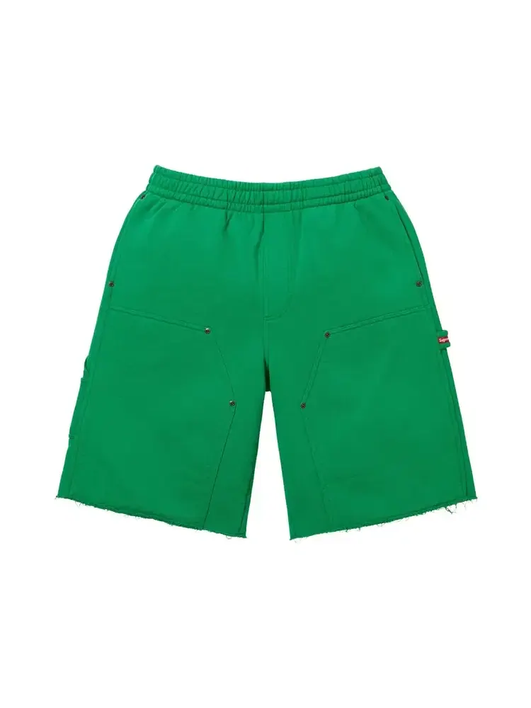Спортивные шорты Supreme Double Knee Painter Sweatshort — изображение 1 из 2, зеленый