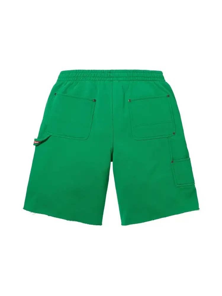 Спортивные шорты Supreme Double Knee Painter Sweatshort — изображение 2 из 2, зеленый