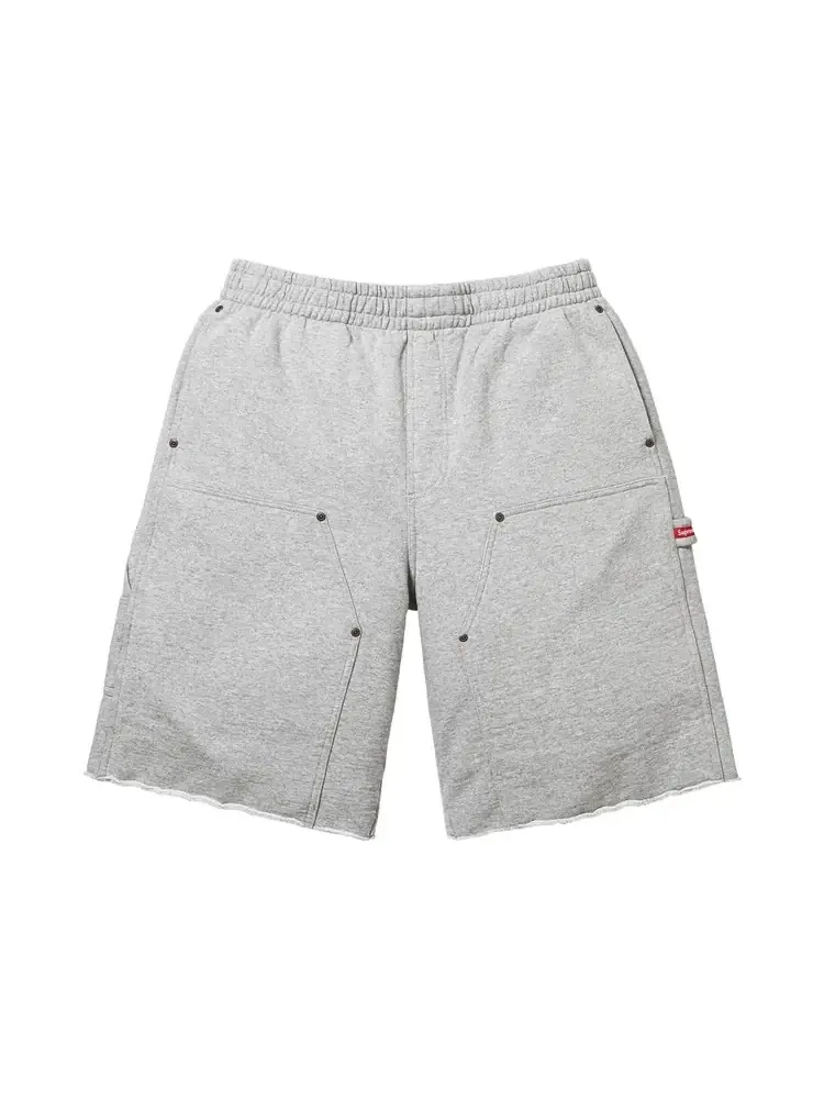 Спортивные шорты Supreme Double Knee Painter Sweatshort — изображение 1 из 2, серый
