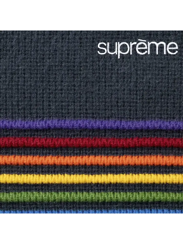 Свитер Supreme в полоску — изображение 2 из 2, синий