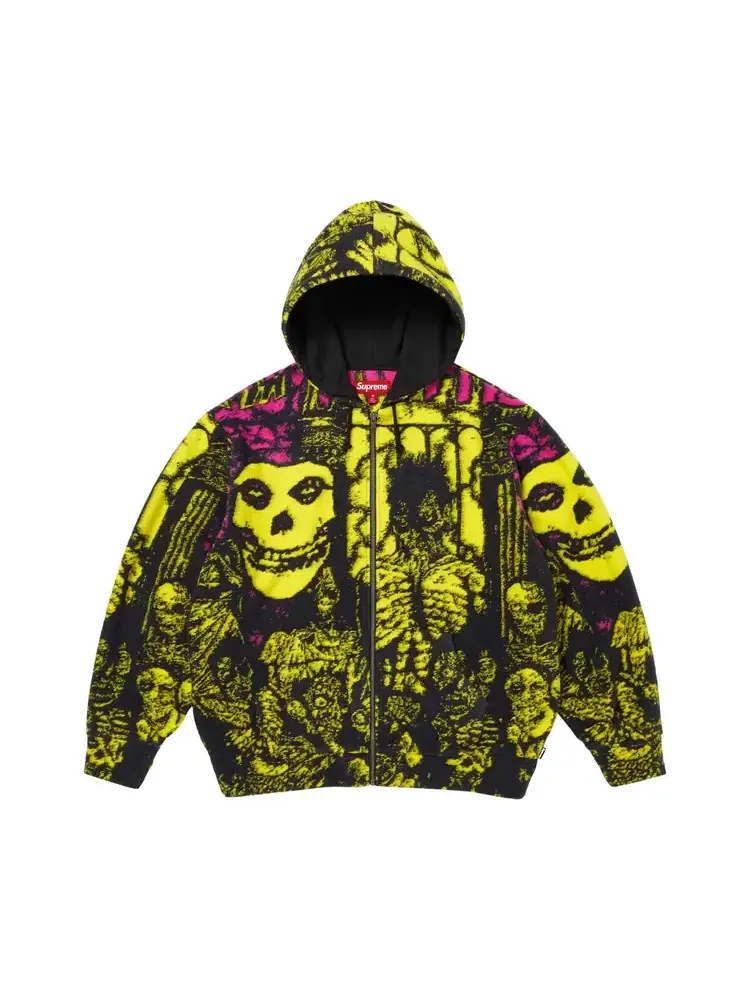 Свитер на молнии с капюшоном Supreme x The Misfits — изображение 1 из 2, мульти