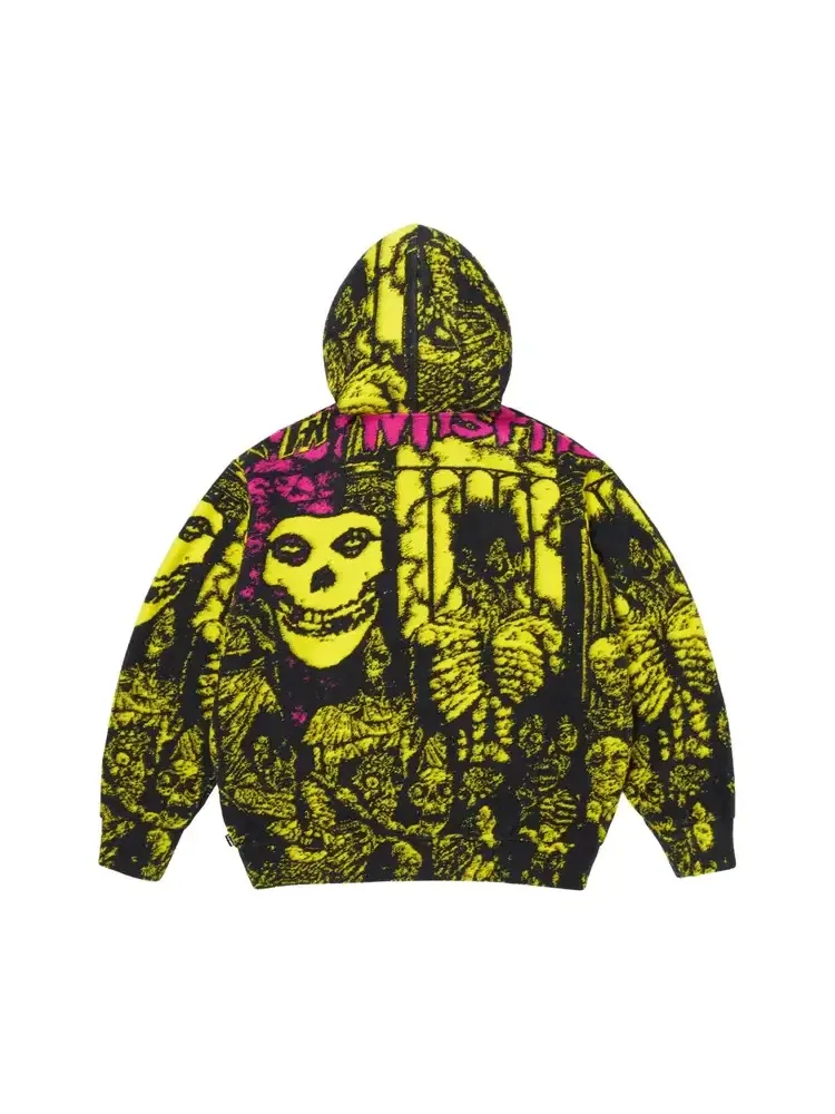 Свитер на молнии с капюшоном Supreme x The Misfits — изображение 2 из 2, мульти